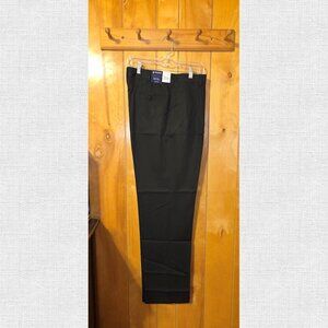 Stafford Essentials Men classic fit suit slacks size 34x34 black formal business